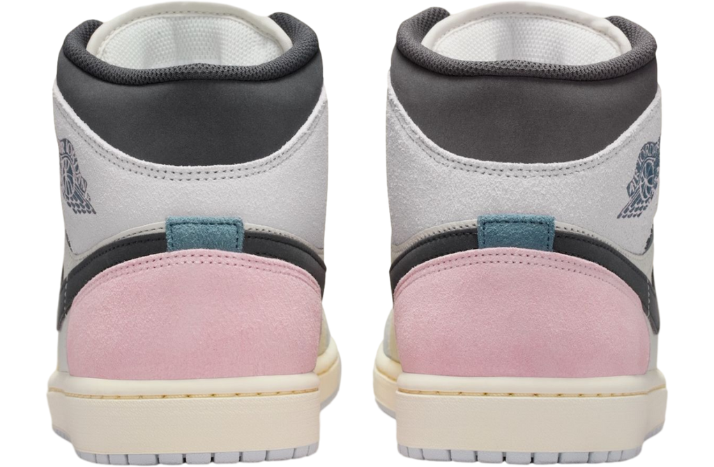 Air Jordan 1 Mid Sail / Iced Jade - Image 3