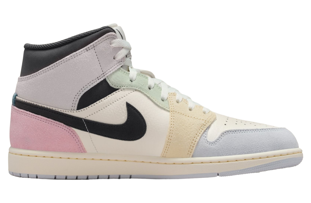 Air Jordan 1 Mid Sail / Iced Jade - Image 4
