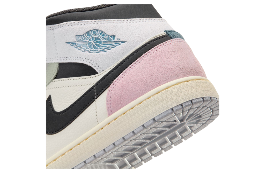 Air Jordan 1 Mid Sail / Iced Jade - Image 7