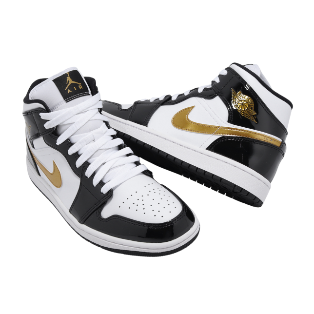 Air Jordan 1 Mid SE Black / White - Image 7