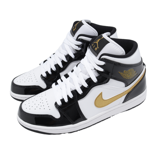 Air Jordan 1 Mid SE Black / White - Image 8