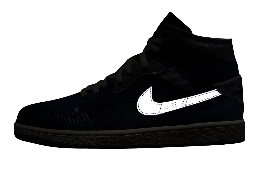 Air Jordan 1 Mid SE Craft Obsidian - Image 9