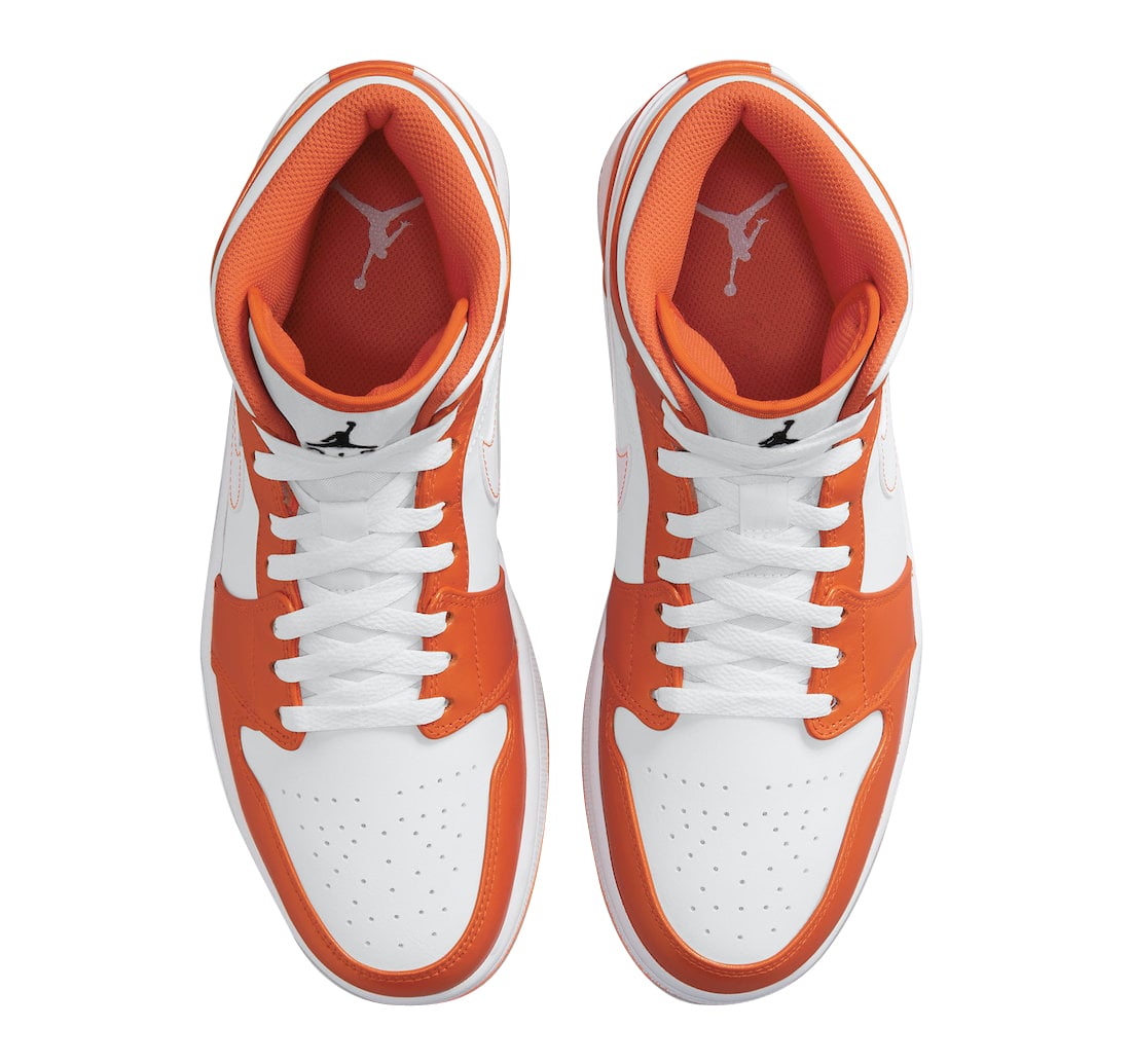 Air Jordan 1 Mid SE Electro Orange - Image 4