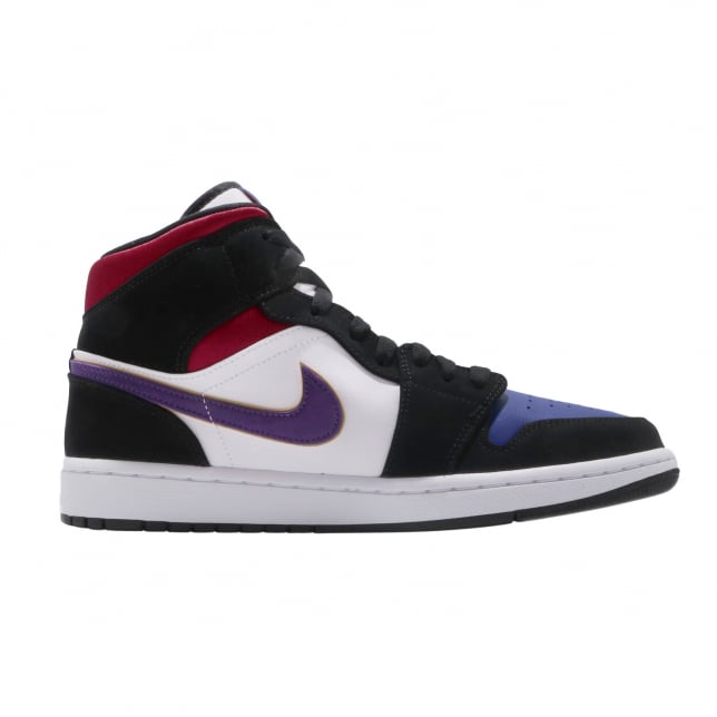 Air Jordan 1 Mid SE Field Purple Gym Red - Image 2