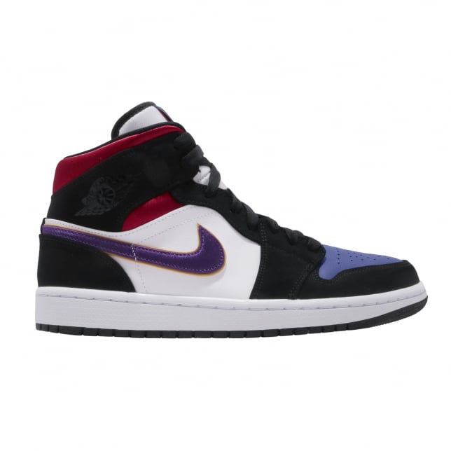 Air Jordan 1 Mid SE Field Purple Gym Red - Image 5