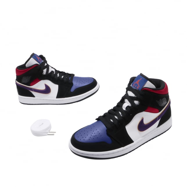 Air Jordan 1 Mid SE Field Purple Gym Red - Image 6