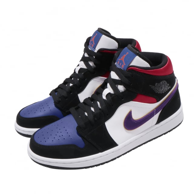 Air Jordan 1 Mid SE Field Purple Gym Red - Image 8