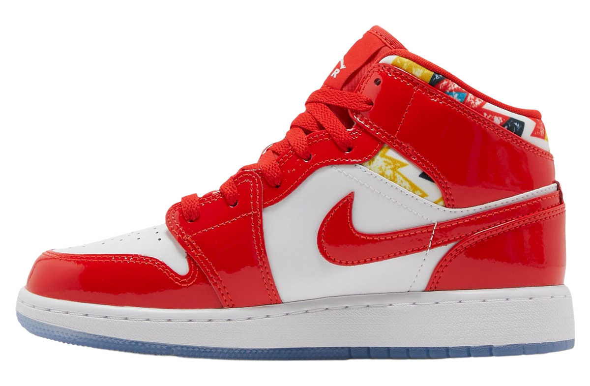 Air Jordan 1 Mid SE GS Barcelona Sweater - Image 2