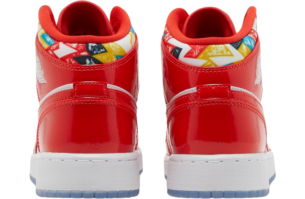Air Jordan 1 Mid SE GS Barcelona Sweater - Image 4