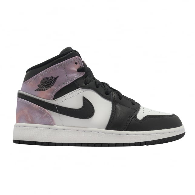 Air Jordan 1 Mid SE GS Black Bleached Coral - Image 5