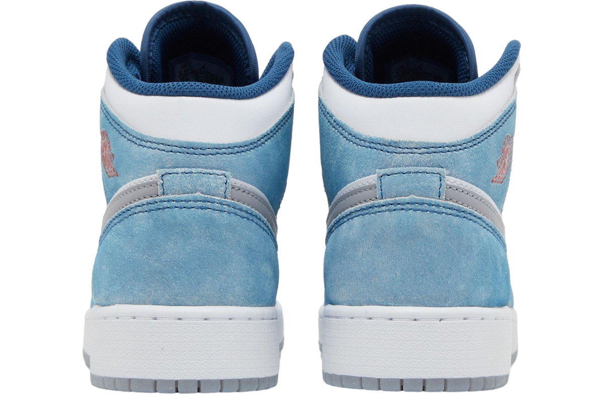 Air Jordan 1 Mid SE GS French Blue - Image 4
