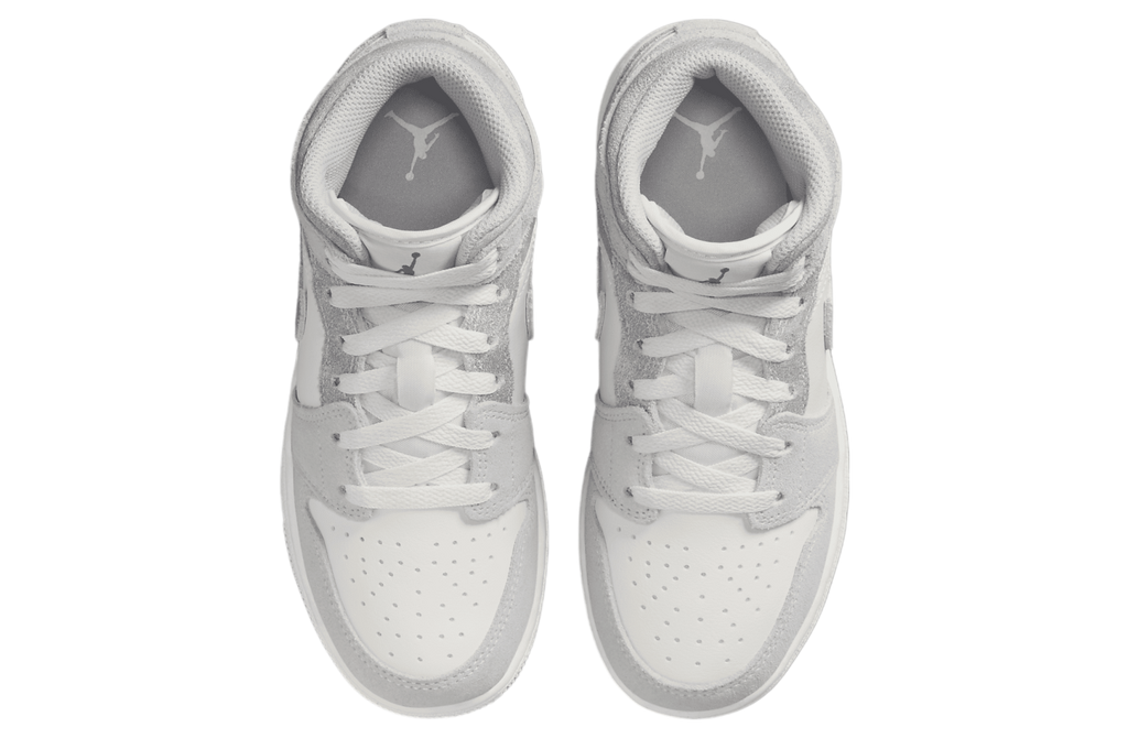 Air Jordan 1 Mid SE GS Neutral Grey / Sail - Image 4