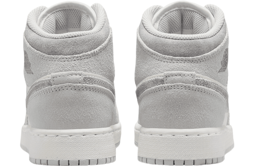 Air Jordan 1 Mid SE GS Neutral Grey / Sail - Image 6
