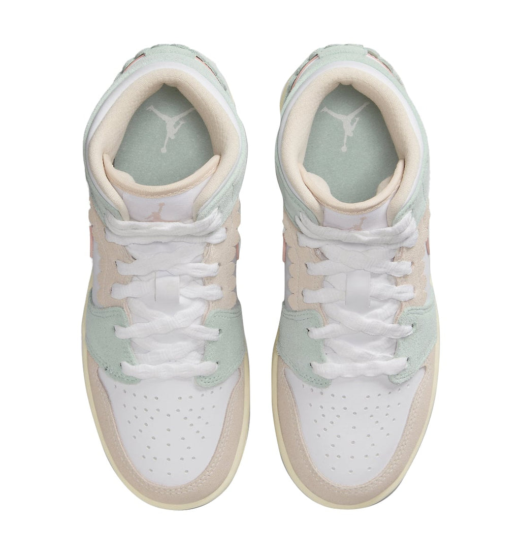 Air Jordan 1 Mid SE GS Pink Oxford - Image 4