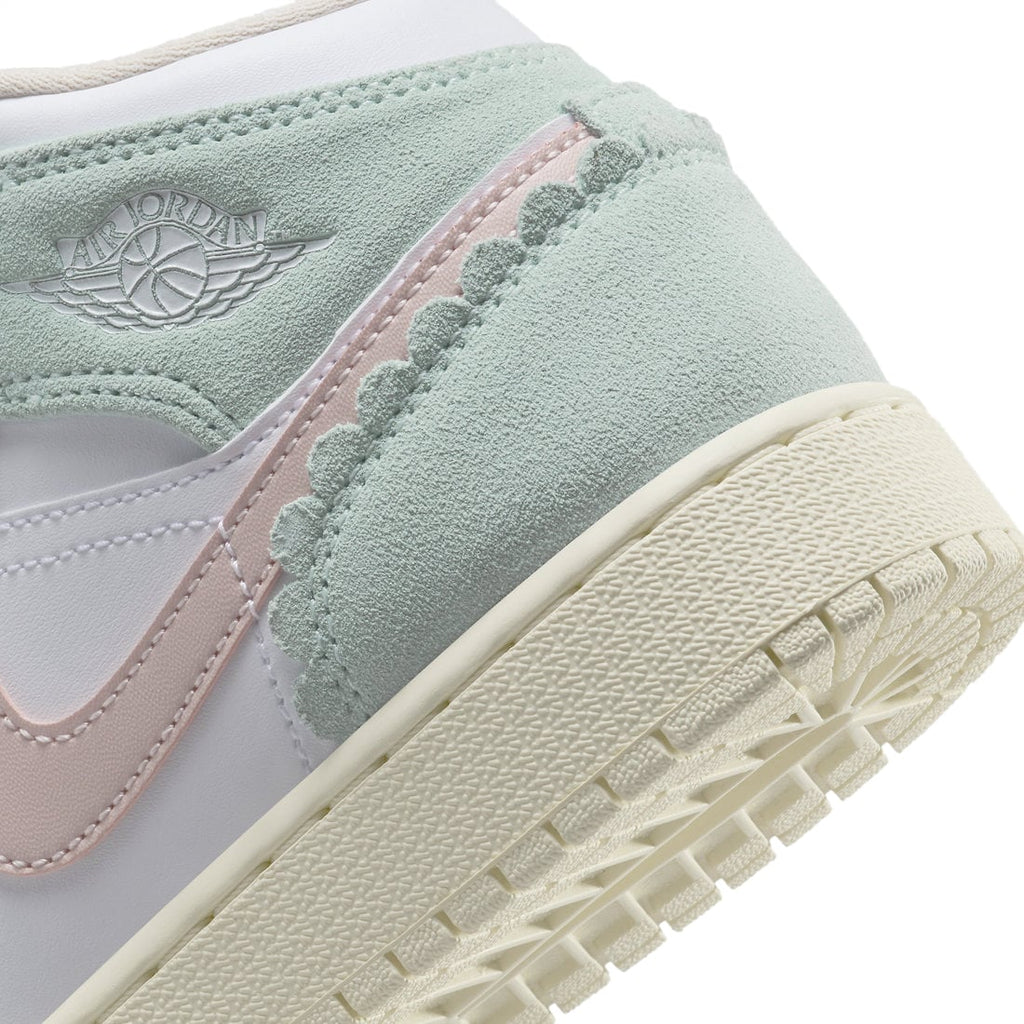 Air Jordan 1 Mid SE GS Pink Oxford - Image 8