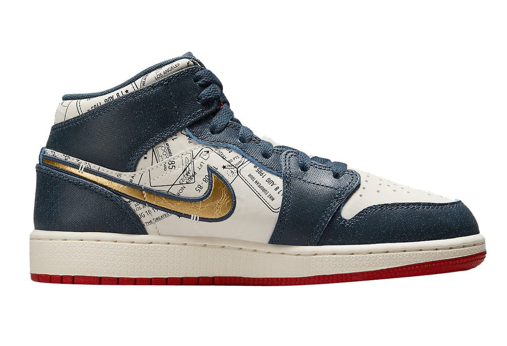 Air Jordan 1 Mid SE GS Take Flight - Image 3