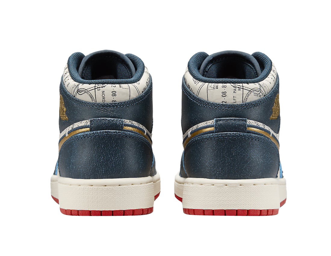 Air Jordan 1 Mid SE GS Take Flight - Image 5