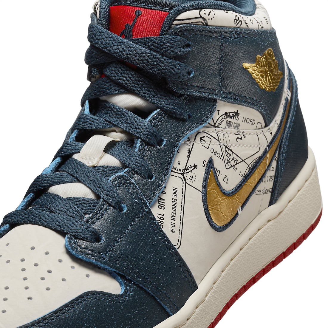 Air Jordan 1 Mid SE GS Take Flight - Image 7