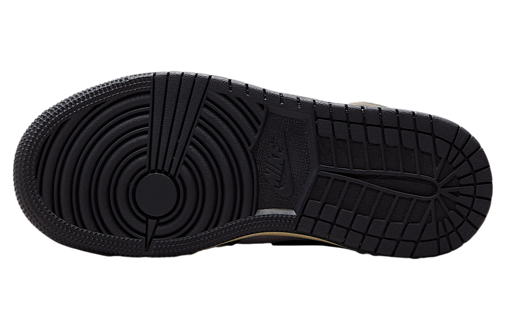 Air Jordan 1 Mid SE GS White / Cave Stone - Image 2