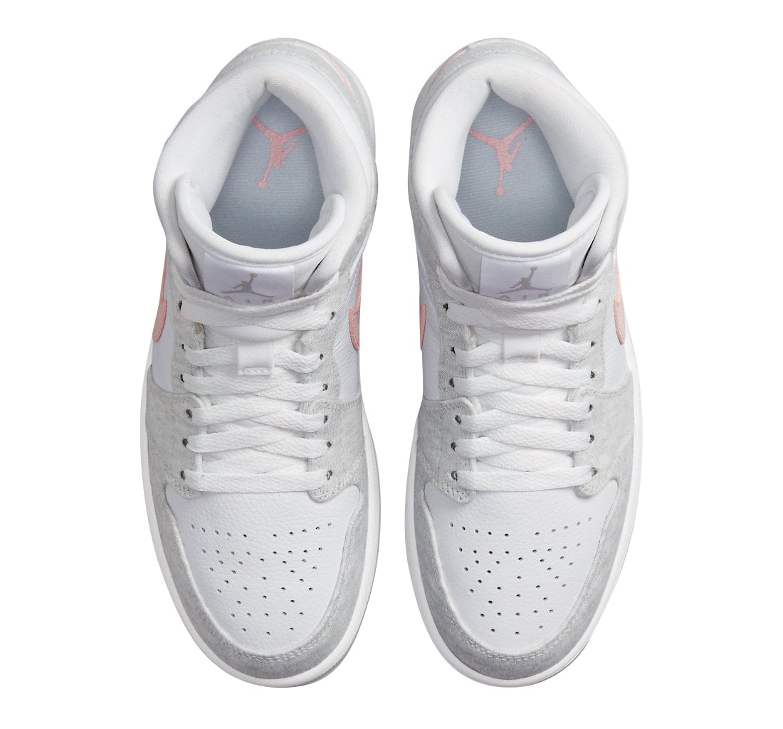 Air Jordan 1 Mid SE Light Iron Ore - Image 3