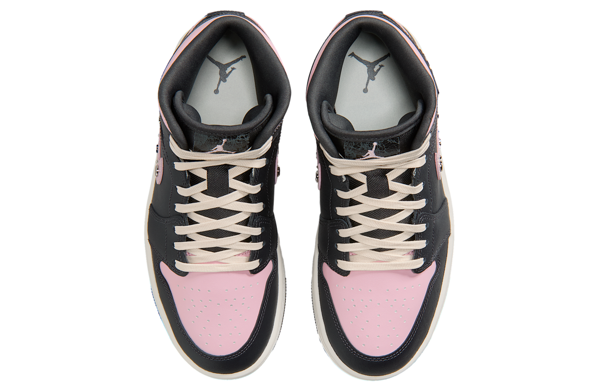 Air Jordan 1 Mid SE WMNS Anthracite / Iced Carmine - Image 4