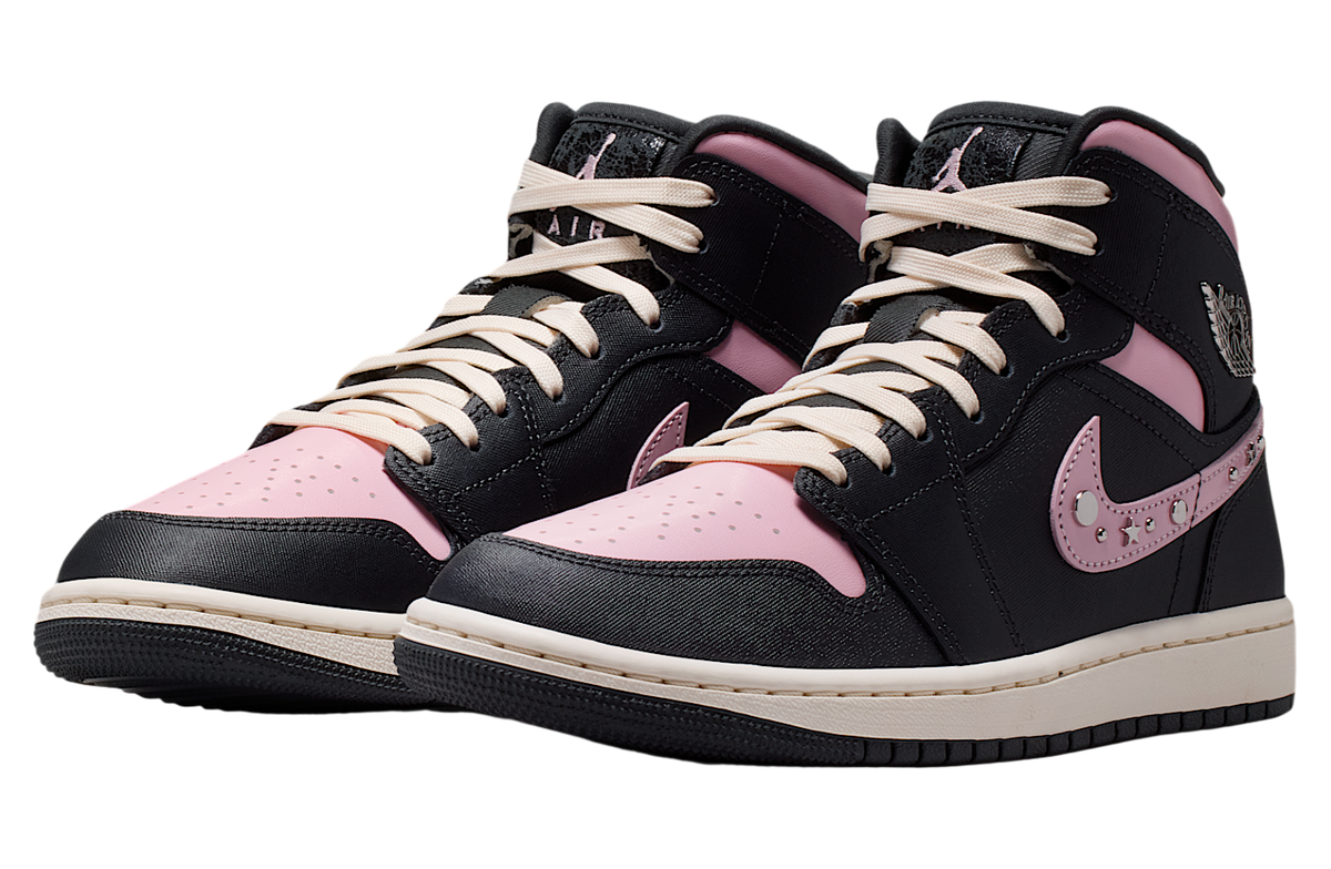 Air Jordan 1 Mid SE WMNS Anthracite / Iced Carmine - Image 5