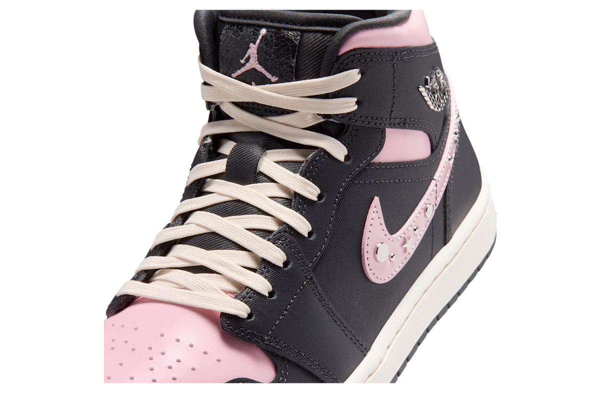 Air Jordan 1 Mid SE WMNS Anthracite / Iced Carmine - Image 7