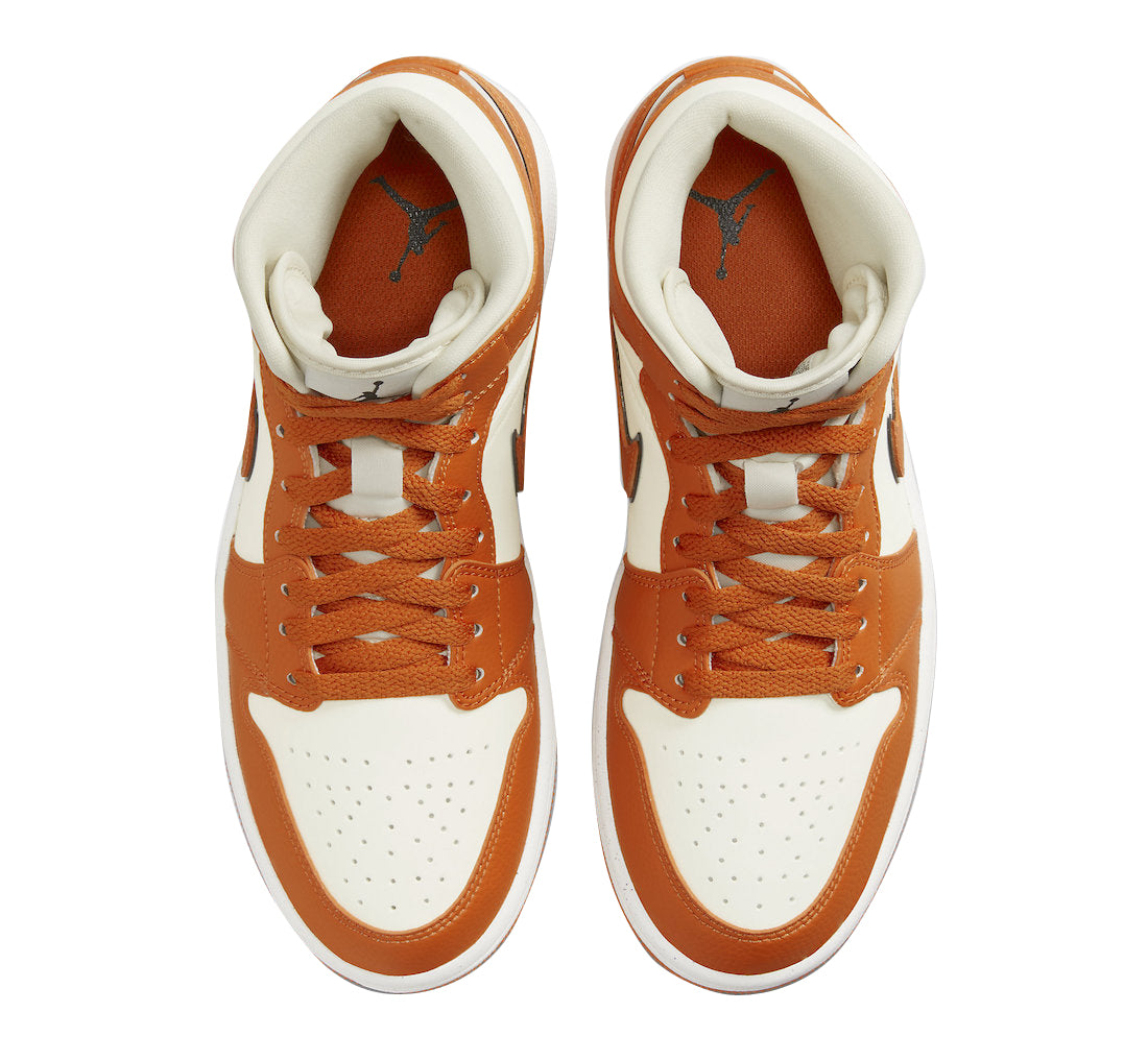 Air Jordan 1 Mid SE WMNS Coconut Milk Sport Spice - Image 4