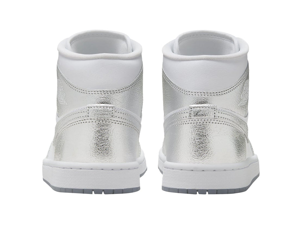 Air Jordan 1 Mid SE WMNS Metallic Silver - Image 5