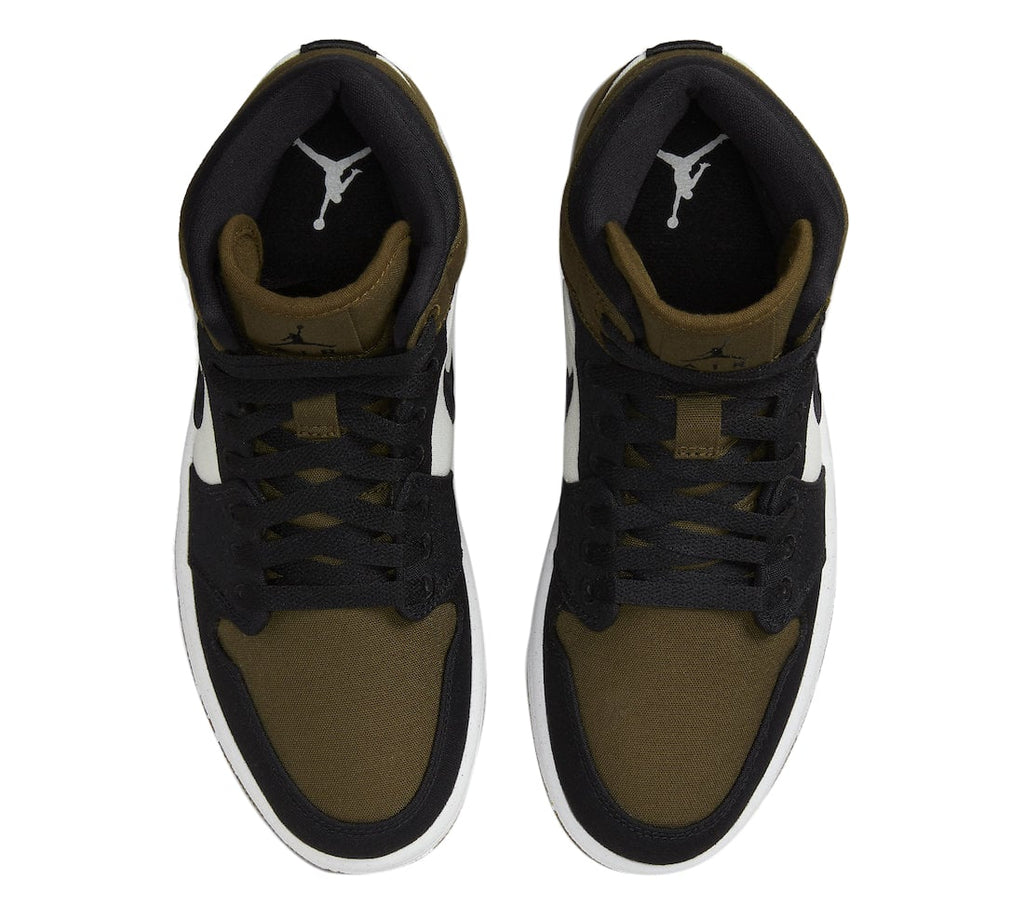 Air Jordan 1 Mid SE WMNS Olive Toe - Image 4
