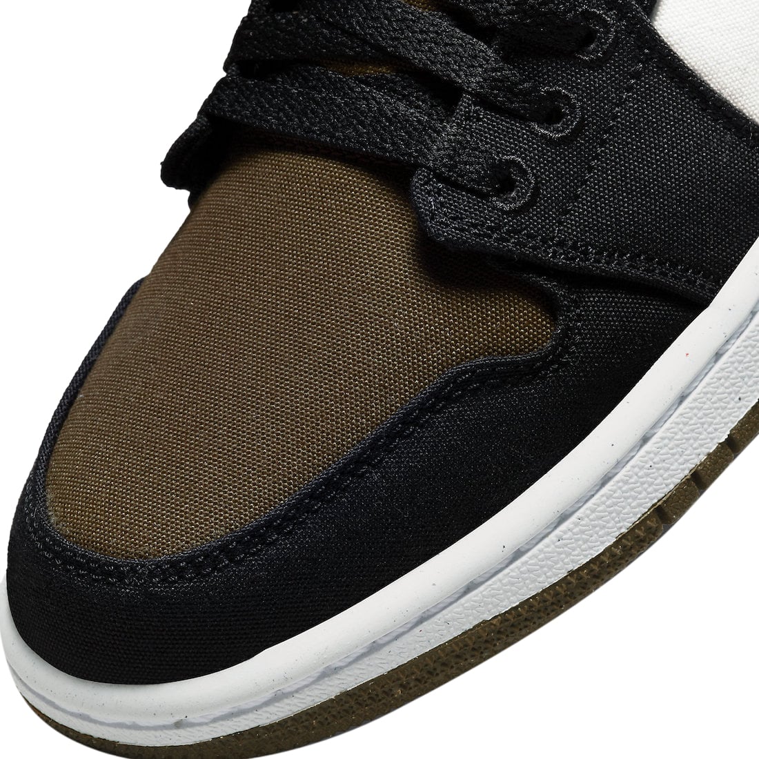 Air Jordan 1 Mid SE WMNS Olive Toe - Image 7