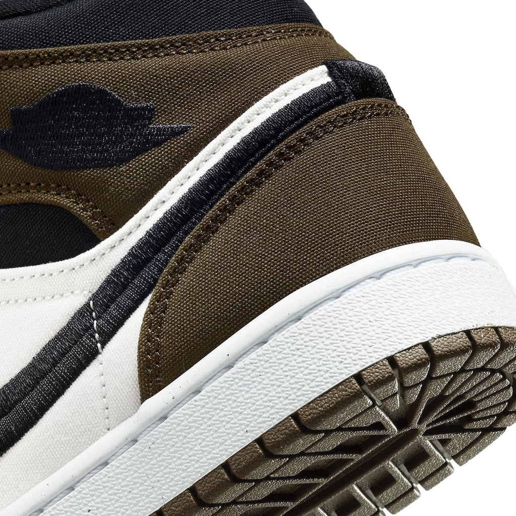 Air Jordan 1 Mid SE WMNS Olive Toe - Image 8