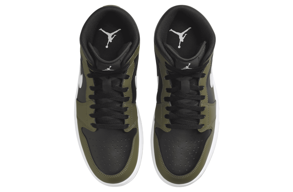 Air Jordan 1 Mid Sequoia Black - Image 4