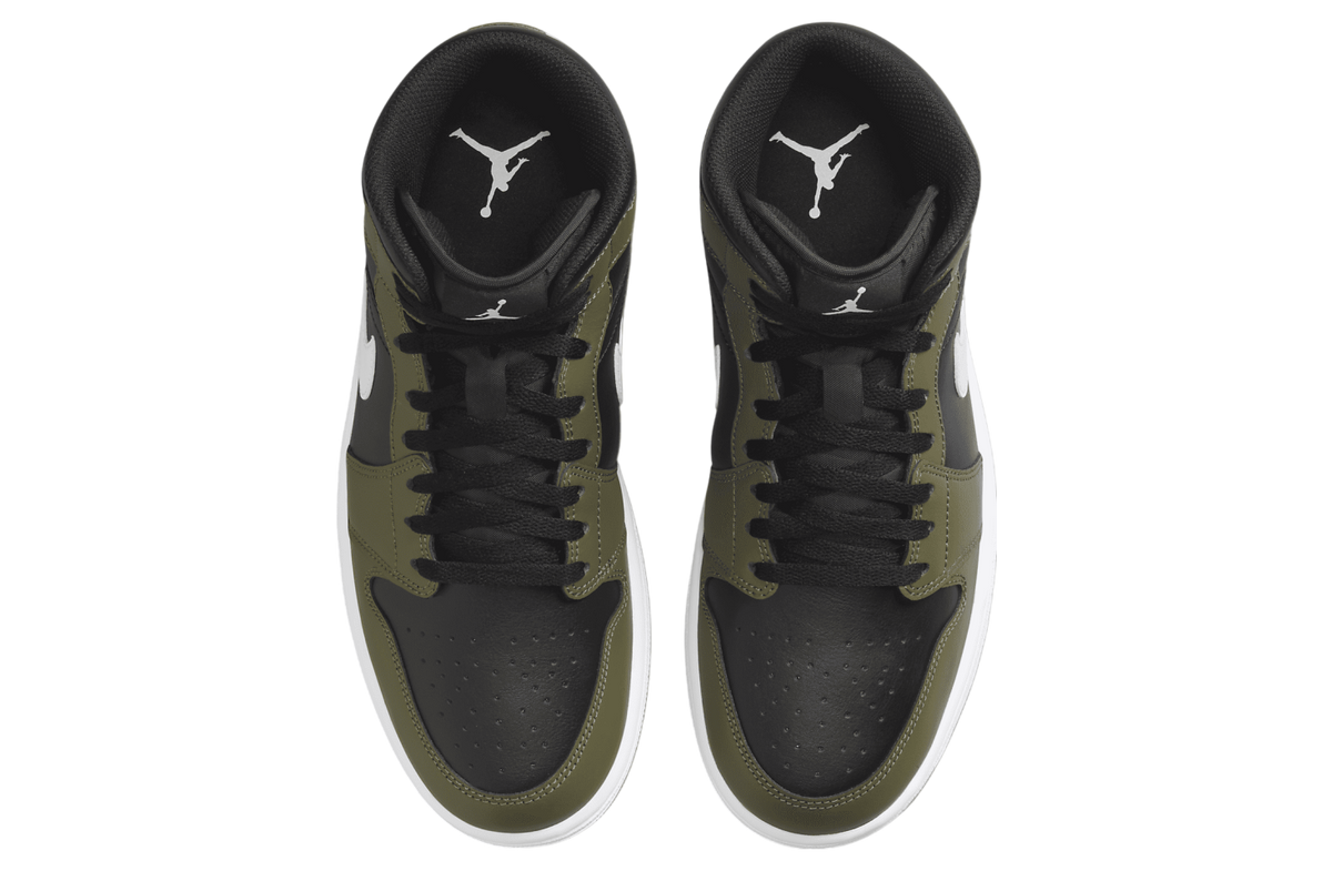 Air Jordan 1 Mid Sequoia Black - Image 4