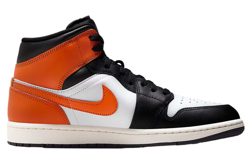 Air Jordan 1 Mid Starfish / White - Image 3