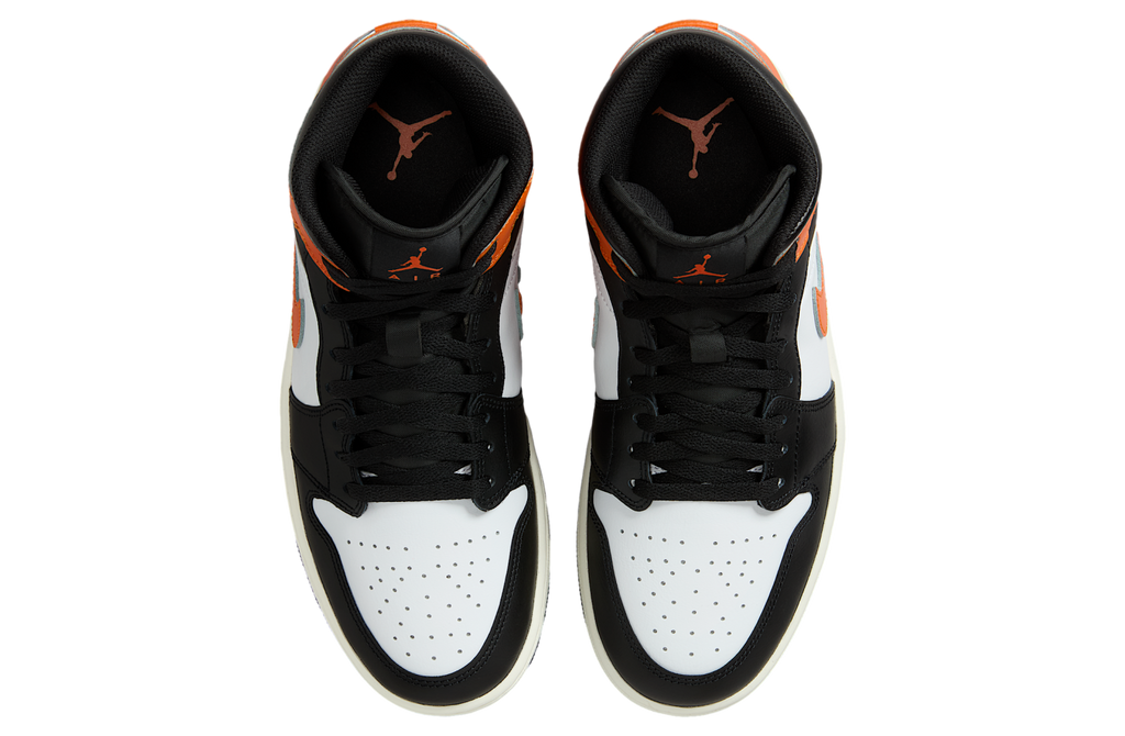 Air Jordan 1 Mid Starfish / White - Image 4