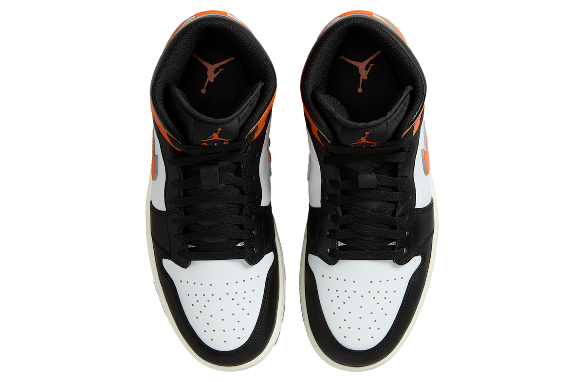 Air Jordan 1 Mid Starfish / White - Image 4