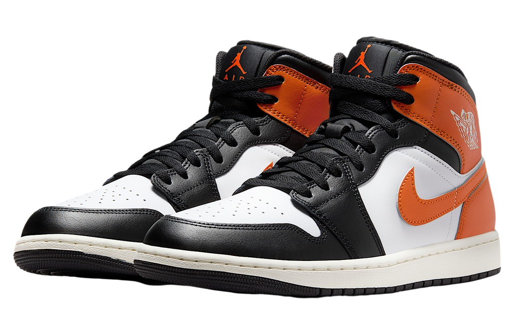 Air Jordan 1 Mid Starfish / White - Image 5
