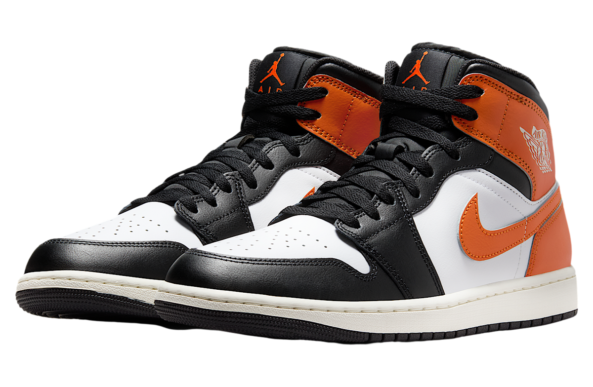 Air Jordan 1 Mid Starfish / White - Image 5