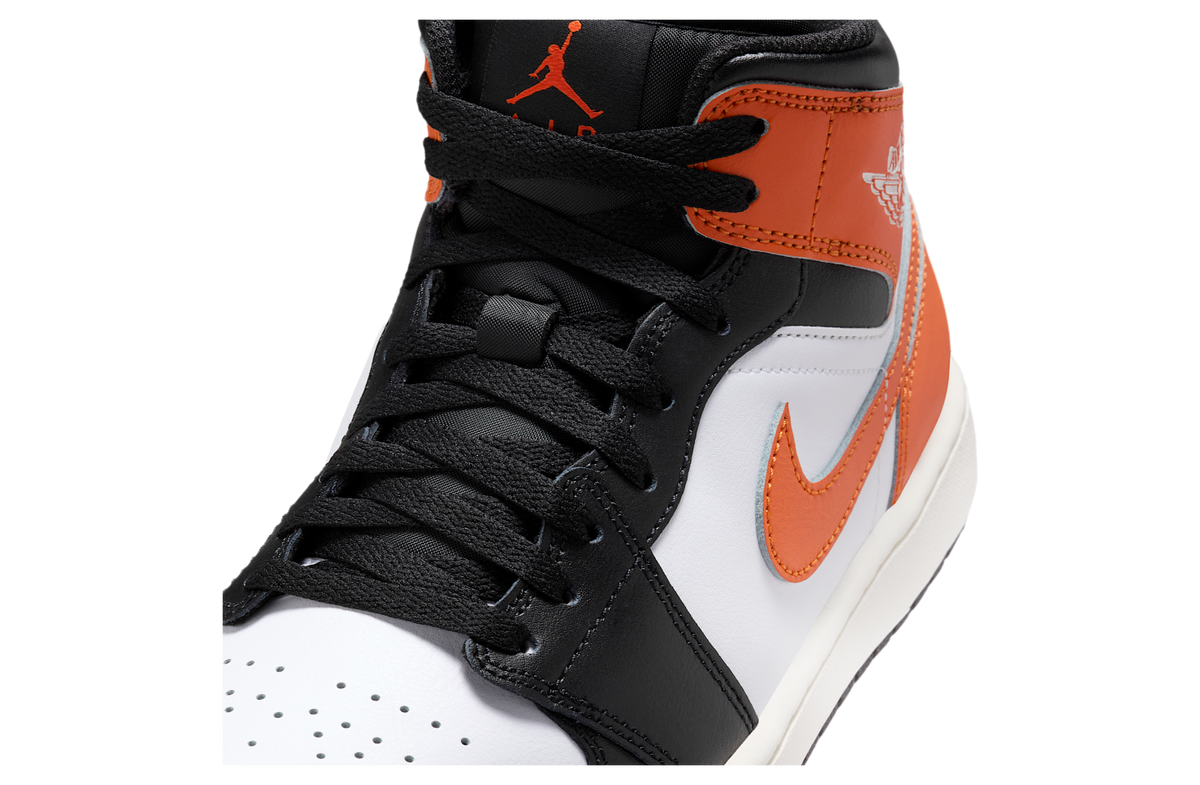 Air Jordan 1 Mid Starfish / White - Image 7