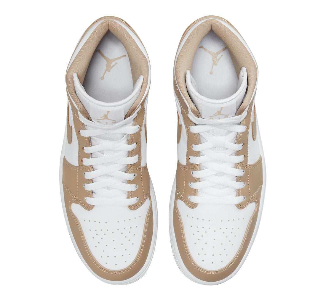 Air Jordan 1 Mid Tan Gum - Image 4