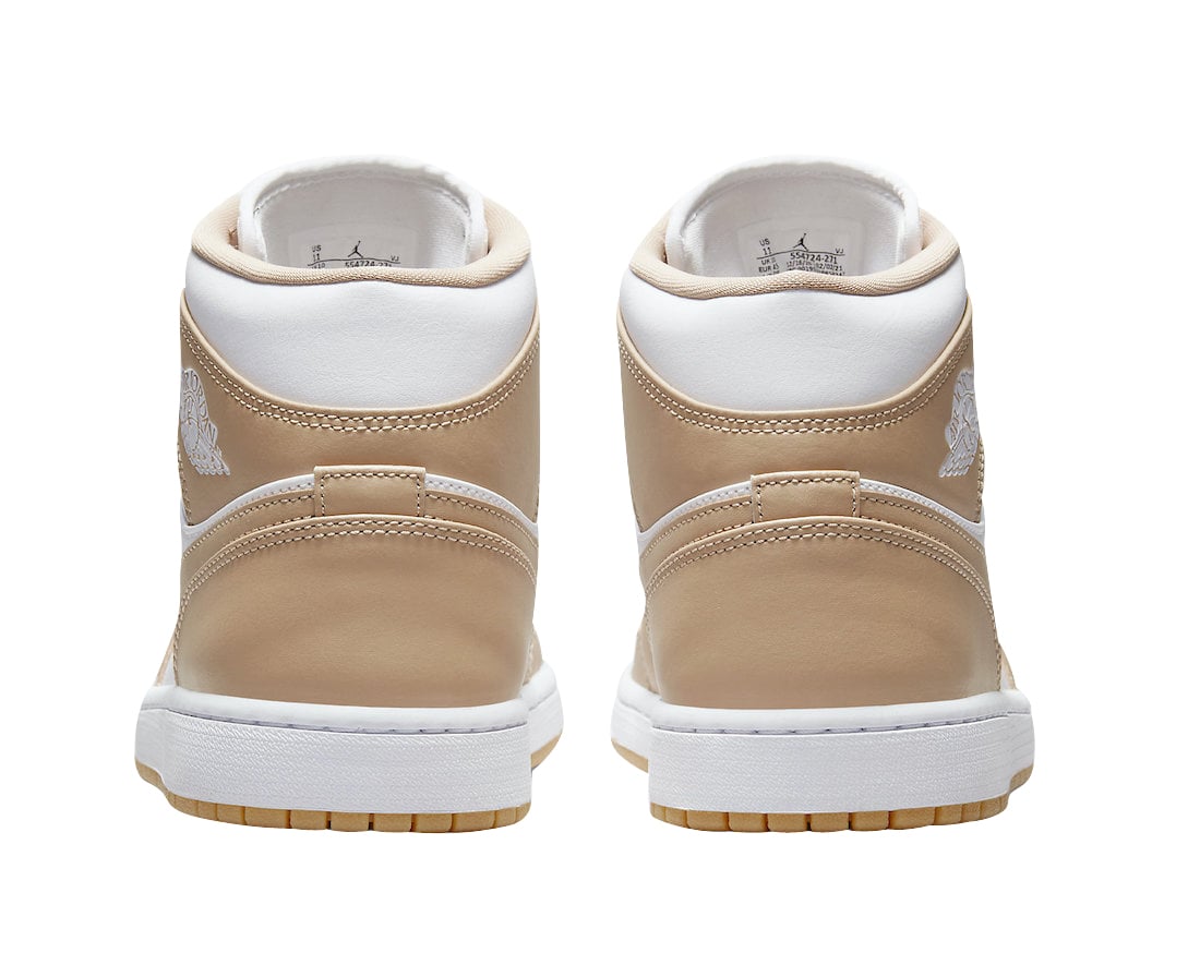 Air Jordan 1 Mid Tan Gum - Image 5