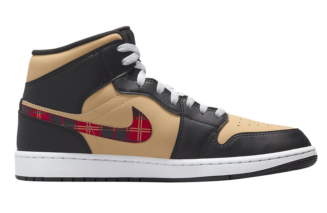 Air Jordan 1 Mid Tartan Swoosh - Image 3