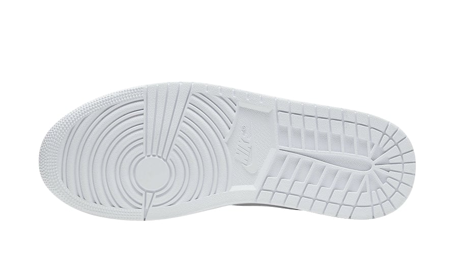 Air Jordan 1 Mid Triple White 2020 - Image 6