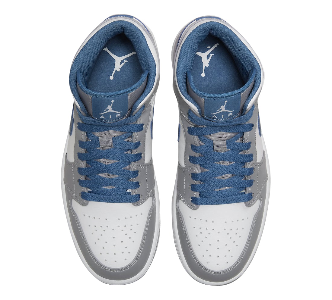Air Jordan 1 Mid True Blue - Image 4