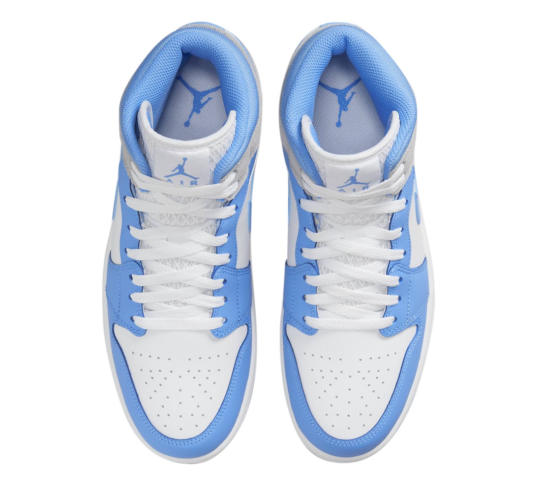 Air Jordan 1 Mid University Blue - Image 4