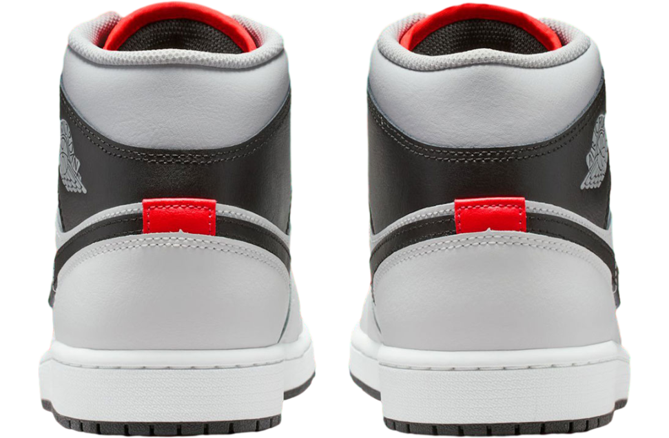 Air Jordan 1 Mid White / Black / Infrared 23 - Image 6