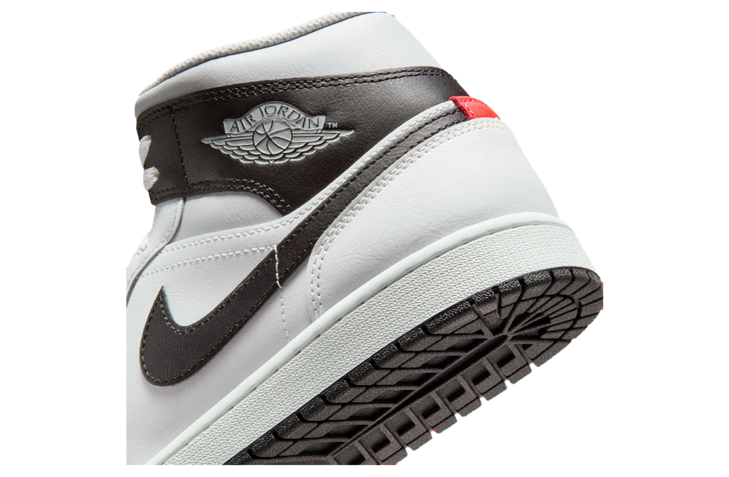 Air Jordan 1 Mid White / Black / Infrared 23 - Image 8