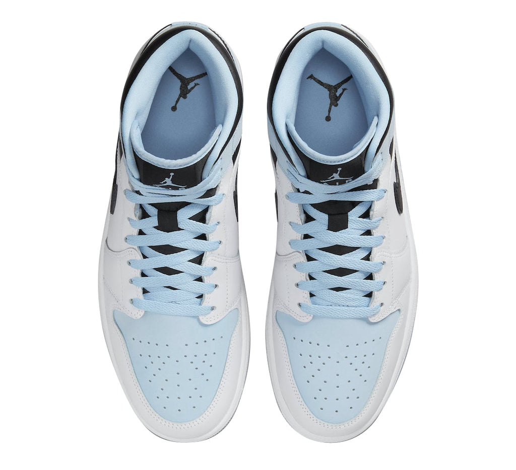 Air Jordan 1 Mid White Blue Black - Image 4