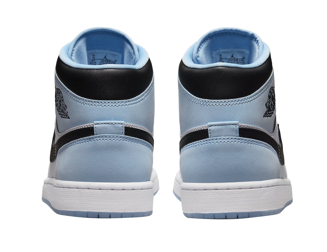 Air Jordan 1 Mid White Blue Black - Image 5